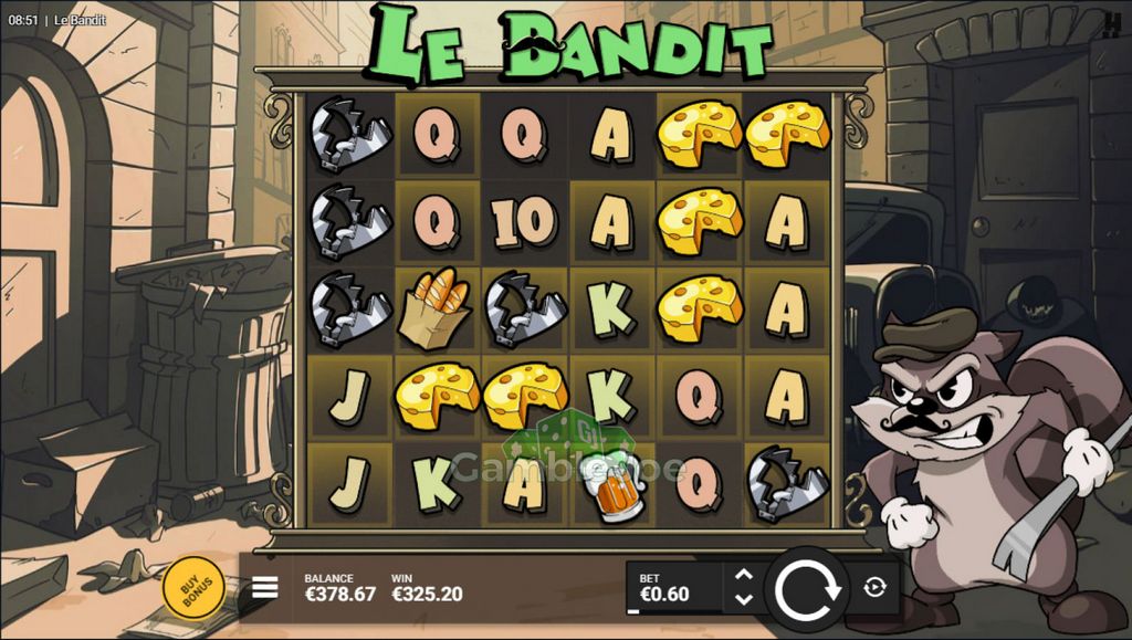 Le Bandit Slot (Hacksaw Gaming) – Kostnadsfri demonstrasjon og spill
